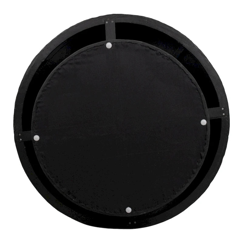 Mila Coconut Shell Round Pedestal Coffee Table by East at Main