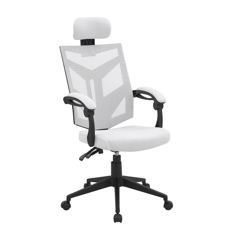Adjustable Office Chair with Headrest Ergonomic Desk Chair High Back Mesh Office Chairs with Lumbar Support with Wheels