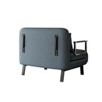 Convertible Tri-Fold Sofa Bed with Adjustable Backrest & Pillow