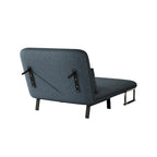 Convertible Tri-Fold Sofa Bed with Adjustable Backrest & Pillow