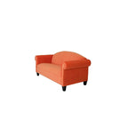 Traditional 3 Seater Sofa Velvet Solid Wood Frame Upholstered