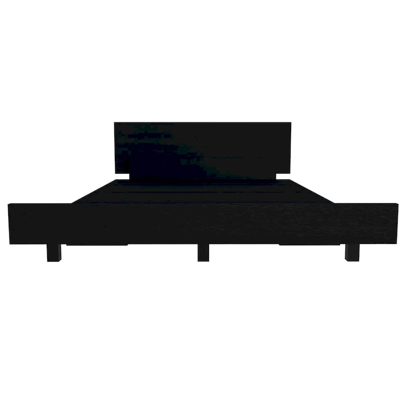 TUHOME Kaia Bed Base with Headboard, Twin