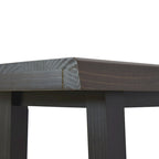 Joliet Live Edge Distressed Cherry and Ebony Console Bar Table