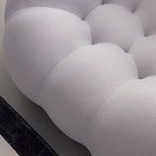 2-Seat Bubble Curved Lazy Sofa Honeycomb Shaped with 3D Textile Fabric for Living Room Salon Apartment