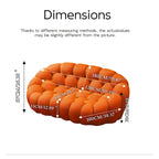 2-Seat Bubble Curved Lazy Sofa Honeycomb Shaped with 3D Textile Fabric for Living Room Salon Apartment