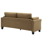 Modern Double Arm Sofa,Deep Seat Couch,Pillowed Back Cushions,Durable Upholstered Fabric