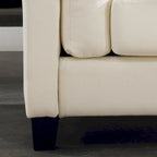Modern Double Arm Sofa,Deep Seat Couch,Pillowed Back Cushions,Durable Upholstered Fabric