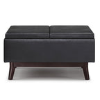 WYNDENHALL Ethan 34 inch Wide Mid Century Modern Rectangle Table Ottoman