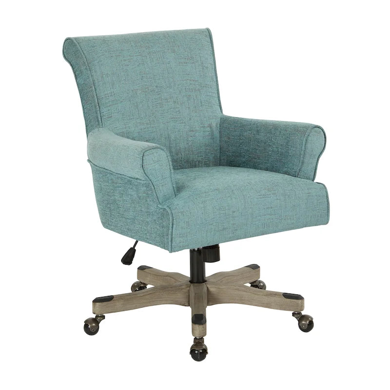 Megan Office Chair with Wood Base