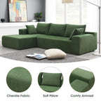 109*68 Modular Sectional Living Room Sofa Set, Modern Minimalist Style Couch, Upholstered Sleeper Sofa f