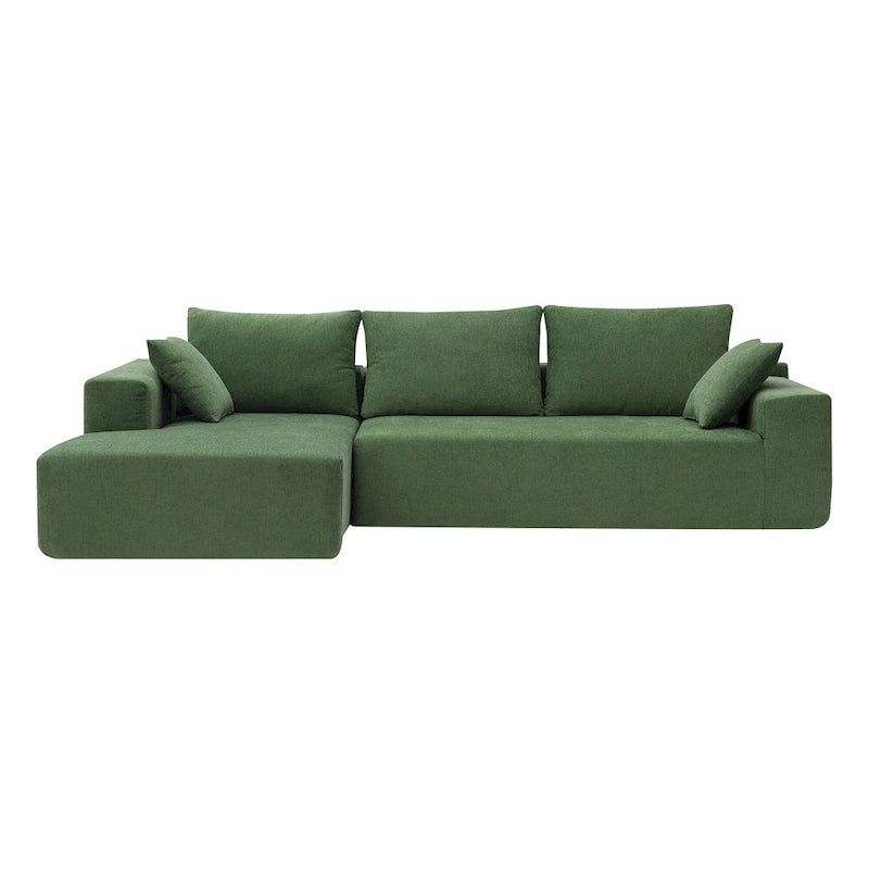 109*68 Modular Sectional Living Room Sofa Set, Modern Minimalist Style Couch, Upholstered Sleeper Sofa f