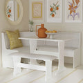 Sedley Farmhouse Nook Dining Set with Storage