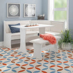 Sedley Farmhouse Nook Dining Set with Storage