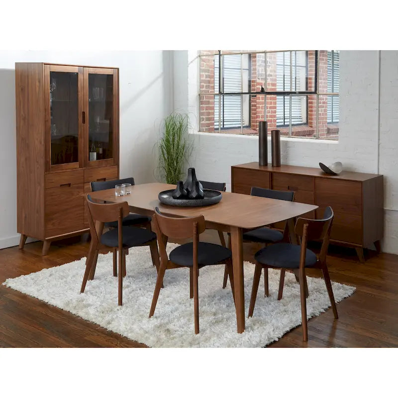 Rye Studio Santos Mid-Century Modern Rectangular Dining Table
