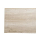 Madelia Transitional Whitewash Wood Side Table