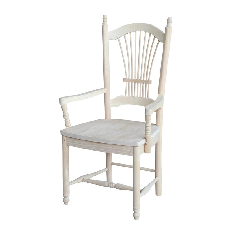International Concepts Sheafback Chair with Arms