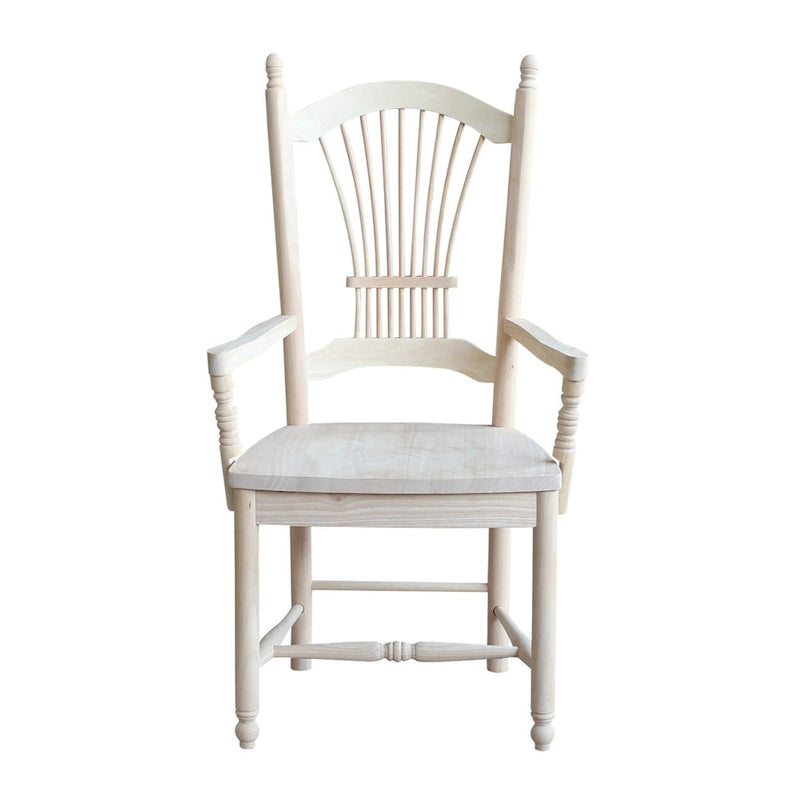 International Concepts Sheafback Chair with Arms