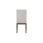 Ferrara Gray Rustic Modern Fabric Dining Room Set