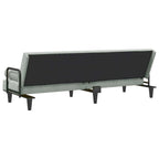 Velvet Sofa Bed with Armrests Couch Recliner Loveseat Folding Daybed - 80.7 x 35 x 27.6