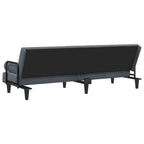 Velvet Sofa Bed with Armrests Couch Recliner Loveseat Folding Daybed - 80.7 x 35 x 27.6