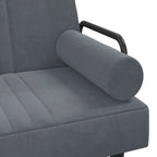 Velvet Sofa Bed with Armrests Couch Recliner Loveseat Folding Daybed - 80.7 x 35 x 27.6