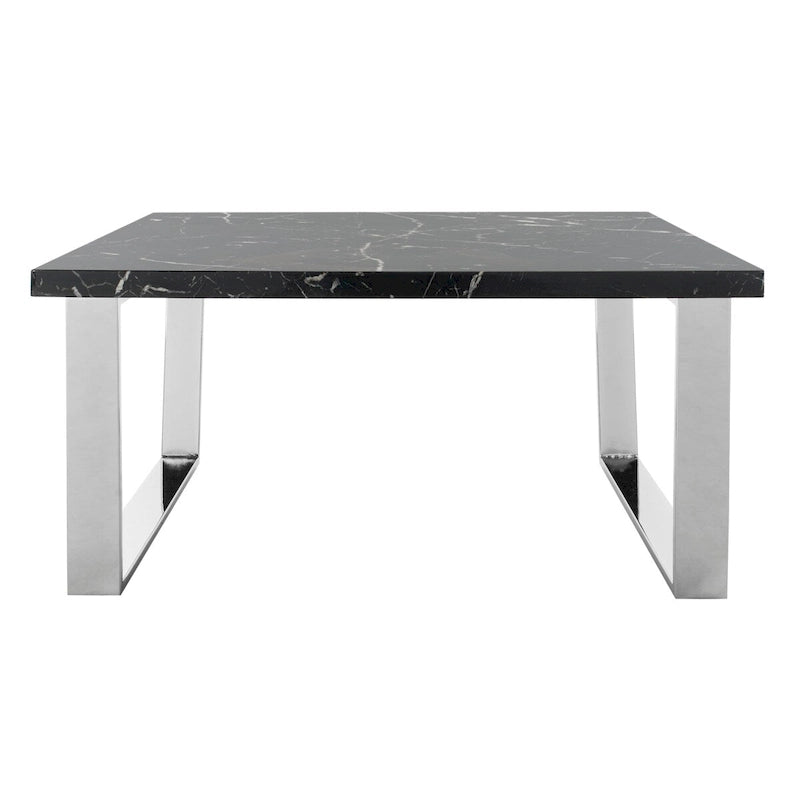 SAFAVIEH Bea Black/ Brass Square Coffee Table - 31.5 x 31.5 x 15.8 - 32Wx32Dx16H