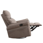 Modern PU Leather Rocker Seating Glider Swivel Recliner Chair