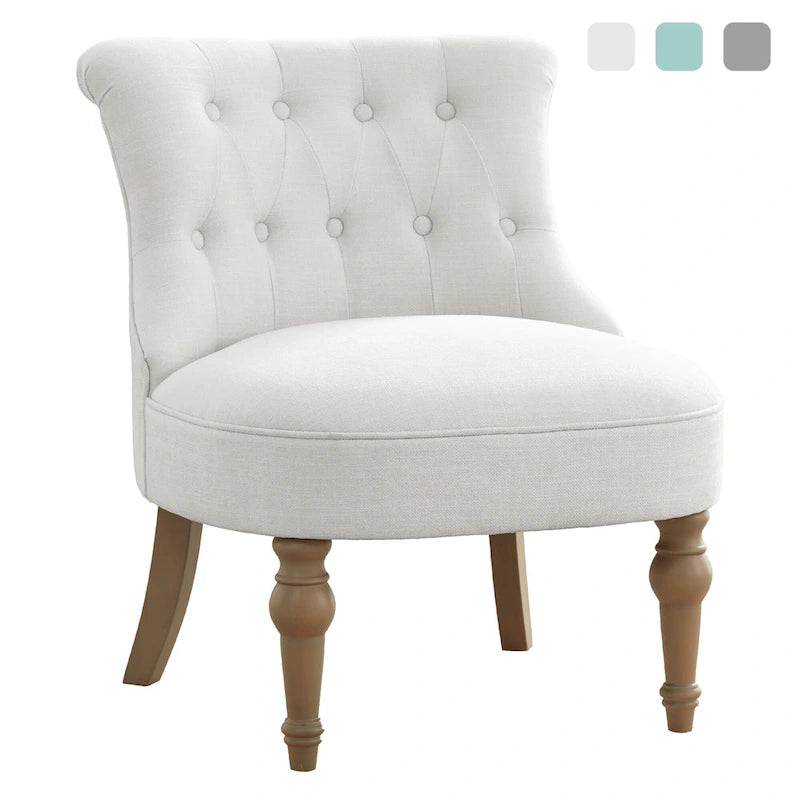 Living Room Armless Accent Comfy Chair