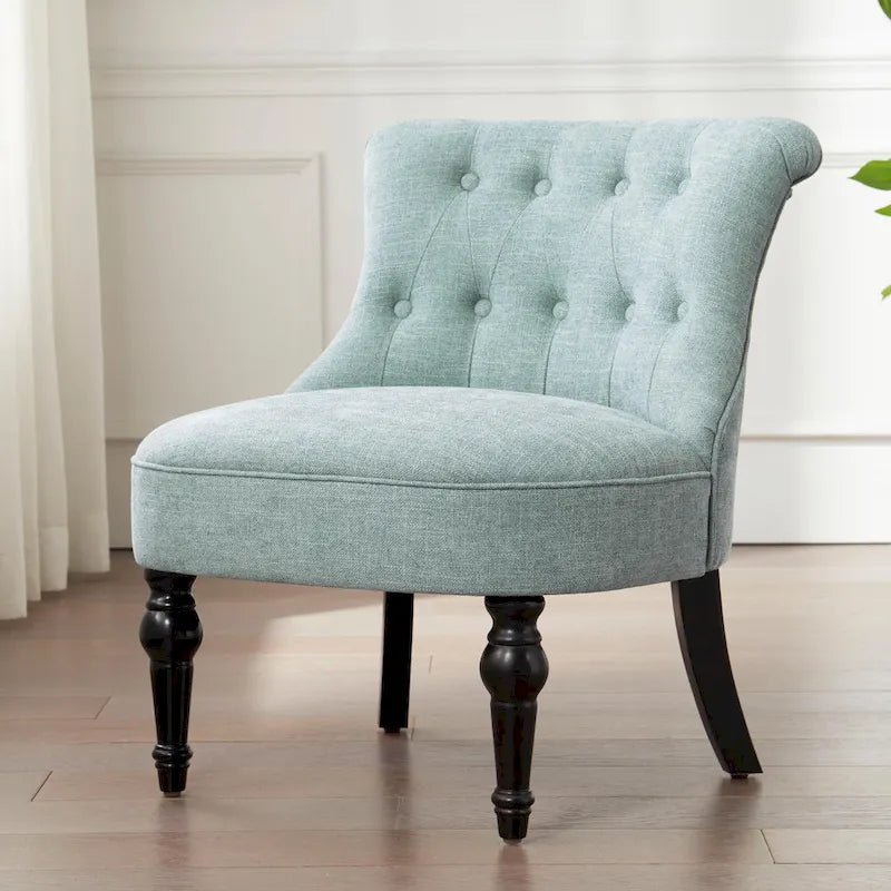 Living Room Armless Accent Comfy Chair