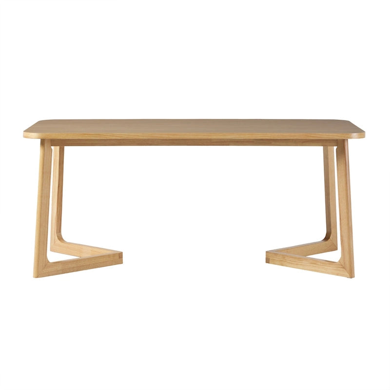 Middlebrook Modern Solid Wood Dining Table with Geometric Legs