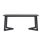 Middlebrook Modern Solid Wood Dining Table with Geometric Legs