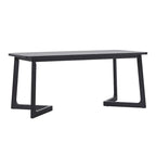 Middlebrook Modern Solid Wood Dining Table with Geometric Legs